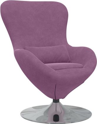 vidaXL Vidaxl - Sill&oacute;n Huevo Morado 63 X 73 X 90 Cm Terciopelo