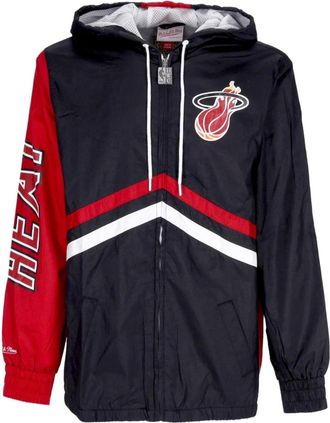 Mitchell & Ness Miami Heat Windjack - Heren - Zomerjassen - Veelkleurig - M - Polyester - Jassen