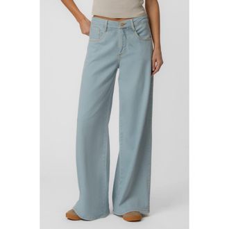 Kut from the Kloth Maya High Waist Wide Leg Jeans in Unearthly at Nordstrom, Size 10
