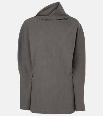 Bottega Veneta Top in misto lana