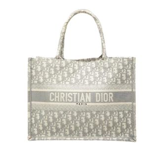 Dior Pre-owned Book Tote - Dames - Pre-owned - Grijs - Maat: ONE Size