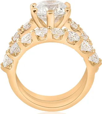 Pompeii3 6 cttw Diamond Engagement Matching Wedding Ring 14k Yellow Gold