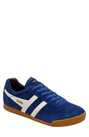 Gola Harrier Low Top Sneaker in Deep Blue/Off White/Burgundy at Nordstrom, Size 11.5
