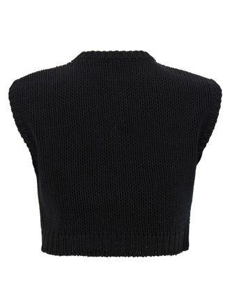 Max Mara Mxsvolto Tank Top - Black