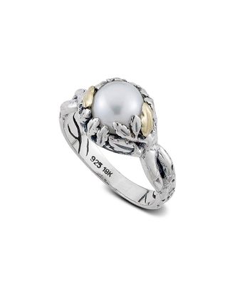 Samuel B. 18K & Silver 7Mm Pearl Ring