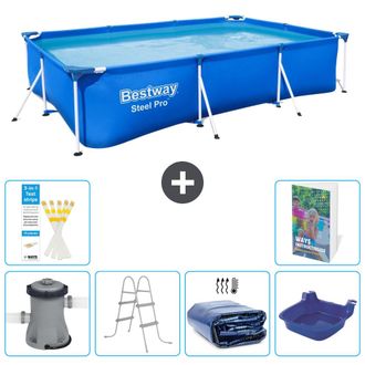 Bestway Piscina Bestway Steel Pro Rectangular - 300x201x66 Cm - 7-piezas S318