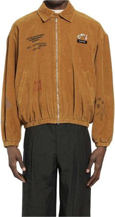 Song for the Mute Bomber Jackets, male, Brown, Size: L School Portrait Coach Bomber