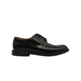 Green George Business Shoes, male, Black, Size: 8 1/2 US Derby Stringata