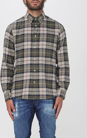 Barbour Camicia Barbour in cotone con stampa Tartan