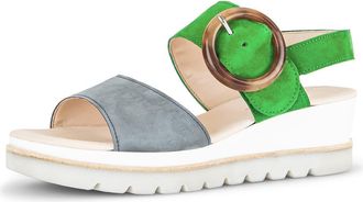 Gabor Wedge Sandal in Green at Nordstrom, Size 10.5Us