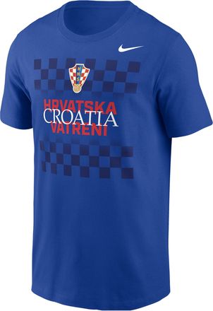 Nike Croatia Nike Mens Soccer T-Shirt in Blue | M11332P146CRFT-RYL