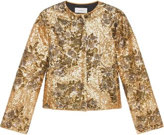 Maliparmi sequin-embellished jacket - Gold