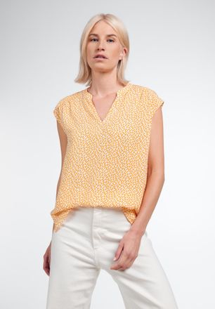 Eterna Shirtbluse ETERNA LOOSE FIT, Damen, Gr. 48, orange, 100% Viskose, normal, Blusen Shirtbluse