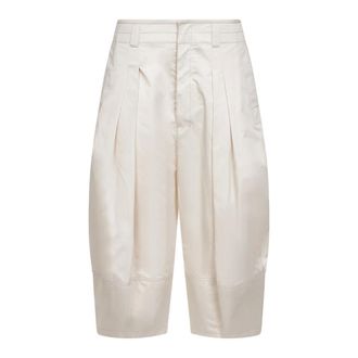 Christophe Lemaire Long Shorts, female, Beige, Size: XS Volume Bermudas