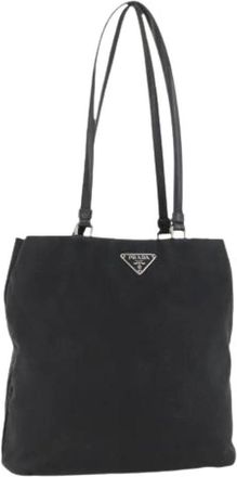 Prada Pre-owned Tote Bags, female, Black, Size: ONE SIZE Pre-owned Vintage Tote Bag
