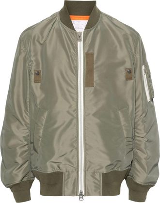 sacai: Green Bomber Jackets now up to −60% | Stylight