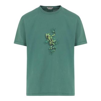 J.W.Anderson Tops, Heren, Groen, L, Katoen, Jumping Frog T-Shirt
