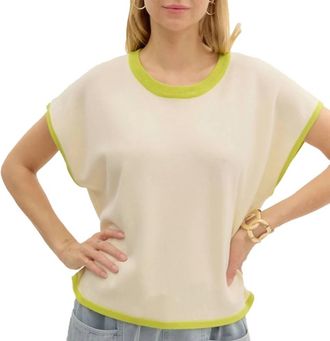 Entro Sunshine On My Mind Top In White