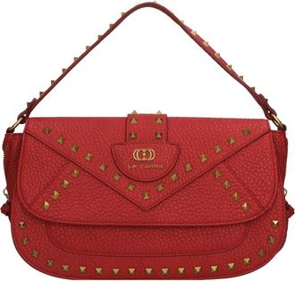 La Carrie Thunder Handtas - Dames - Handtassen - Rood - ONE Size - Leer - Tassen