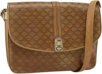 Celine Pre-owned Cross Body Bags, female, Brown, Size: ONE SIZE Pre-owned Vintage Shoulder Bag