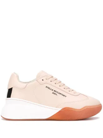 Stella McCartney Sneakers met plateauzool - Beige
