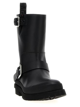 Stella McCartney Buckle-Strap Vegea Boot - Black