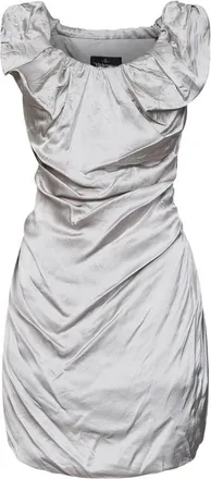 Vivienne Westwood Dames, Jurken, Grijs, Maat: M Viscose