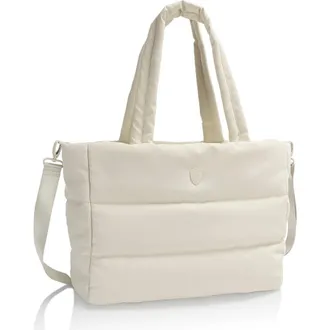 Heys The Puffer Travel Tote in Off-White at Nordstrom