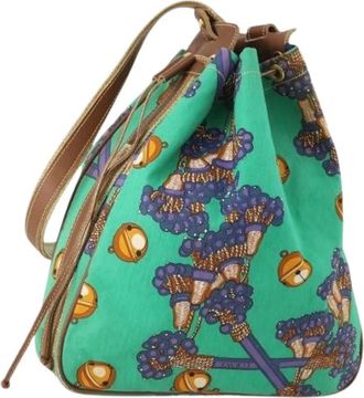 Loewe Pre-owned Bucket Bags, female, Green, Size: ONE SIZE Pre-owned Shoulder Bag