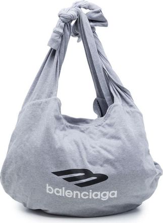 Balenciaga Pre-owned Balenciaga Jersey 3B Logo Hobo Unisex 3ATN9R62VCVXII1E