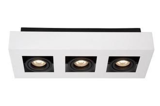 Lucide XIRAX Dimmable Stylish Rotatable Indoor Ceiling Spotlight GU10 in White