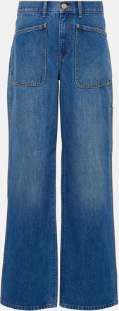 Tory Burch High-rise cargo jeans