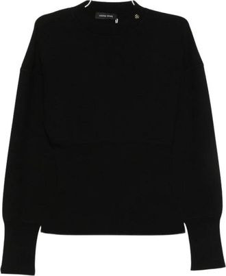Anine Bing Mujer, Jerseys, Negro, Talla: XS