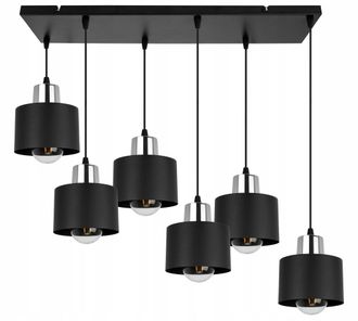 OEM L&aacute;mpara De Techo Moderna Colgante L&aacute;mpara Led Negra