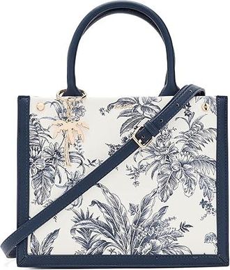 Aldo Palmeraa Satchel Womens Handbags Other Navy, Polyurethane