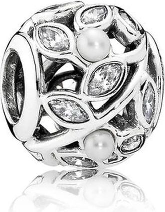 Pandora Leuchtende Bl&auml;tter - Dames - Accessoires - Grijs - Maat: ONE Size
