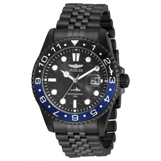 Invicta Pro Diver Quartz Black Dial Bezel Mens Watch 30627