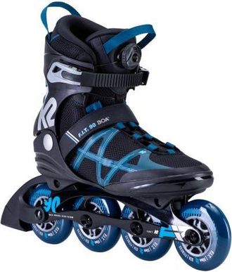 K2 F.I.T. 90 Boa Mens Inline Skates in Black/blue at Nordstrom, Size 8