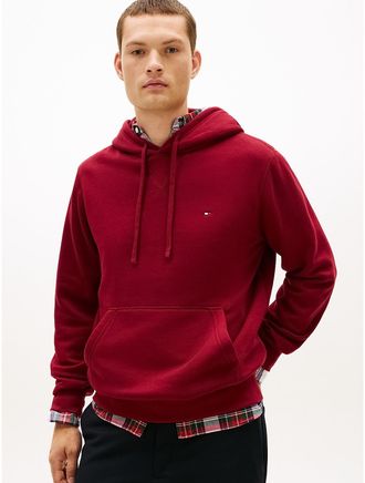 Tommy Hilfiger Mens Essential Pullover Hoodie - Red - M