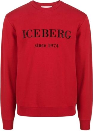 Iceberg Hombre, Sudaderas, Rojo, Talla: M