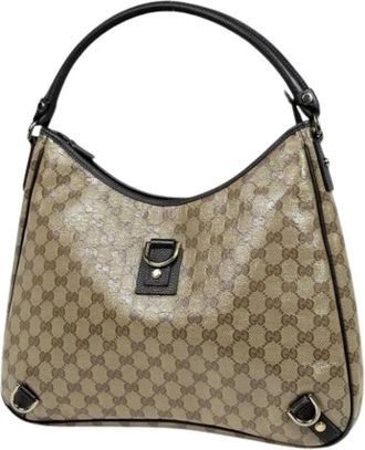 Gucci Pre-owned Shoulder Bags, female, Brown, Size: ONE SIZE Pre-owned Vintage Shoulder Bag