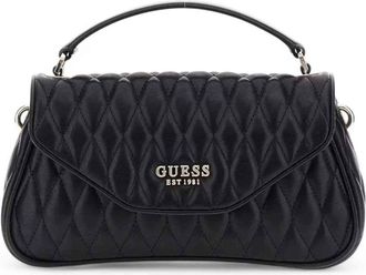 Guess Valla Quilted Handbag - Dames - Handtassen - Zwart - ONE Size - Tassen
