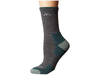 Darn Tough Merino Wool Micro Crew Socks Cushion Womens Crew Cut Socks Shoes Slate : MD (US 7.5-9.5), Wool/Spandex/Nylon