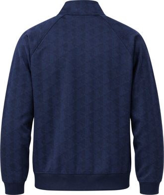 Lacoste Jacquard Monogram Zip Jacket - Navy