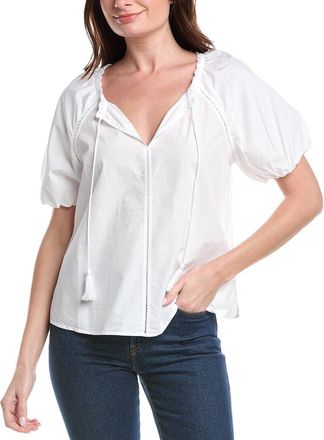Tommy Bahama Oceana Puff Split Neck Top