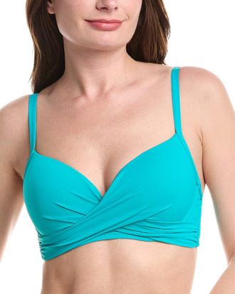 Sea Level Australia Cross Front Push-Up Bikini Top