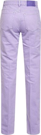 Chlo&eacute; Womens Straight Denim Jeans Lavender Fog Purple Cotton