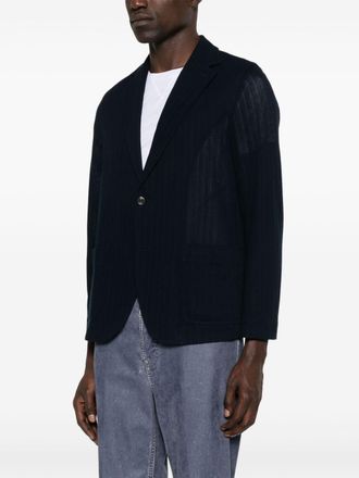 Circolo 1901 Cotton Single-Breasted Jacket - Navy