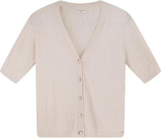 Joseph Sens Cardigan - Dames - Vesten - Beige - XL - Katoen - Truien & Vesten