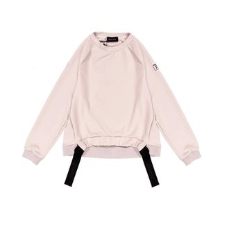 Herno Sweatshirts, female, Gray, Size: 2XS Strap-Hem Sweatshirt
